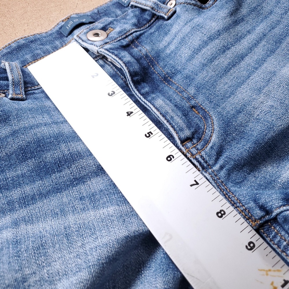 J Jill Relaxed Boyfriend Jeans Womens 10P Blue Coastal Grandma Minimalist Casual - Picture 6 of 11